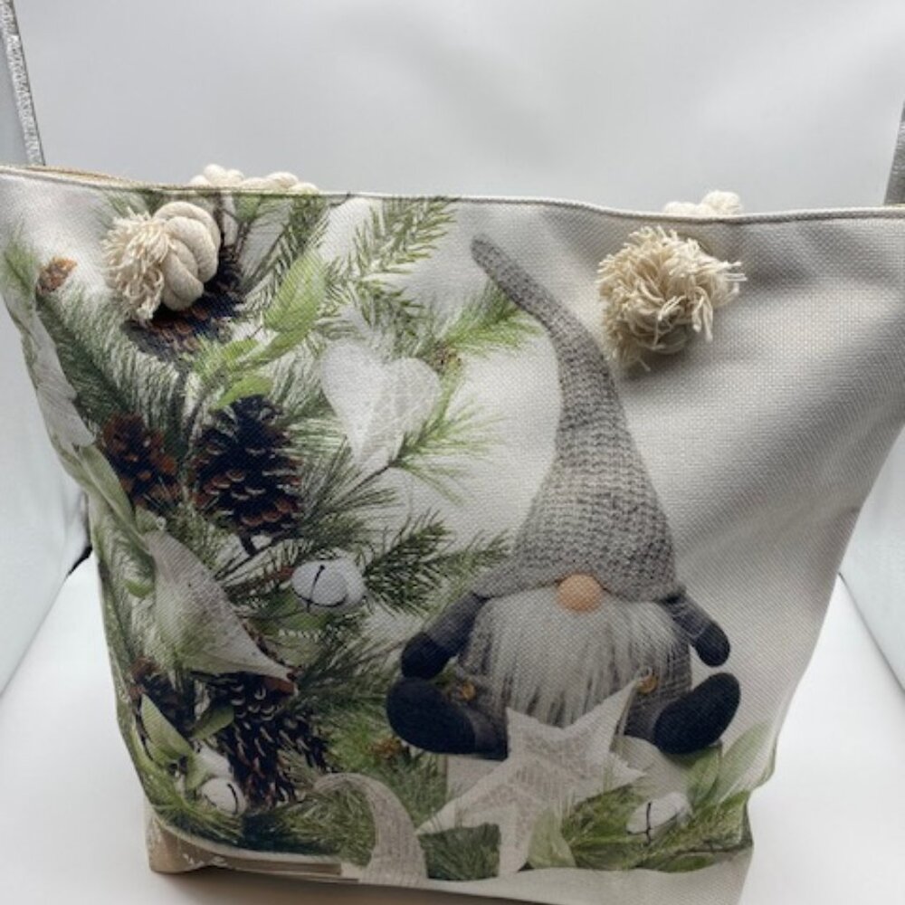 Cute Christmas Gnome Tote